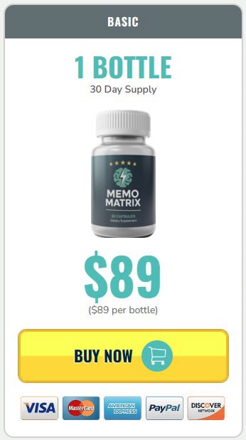 Memomatrix Cognitive Boost offer price