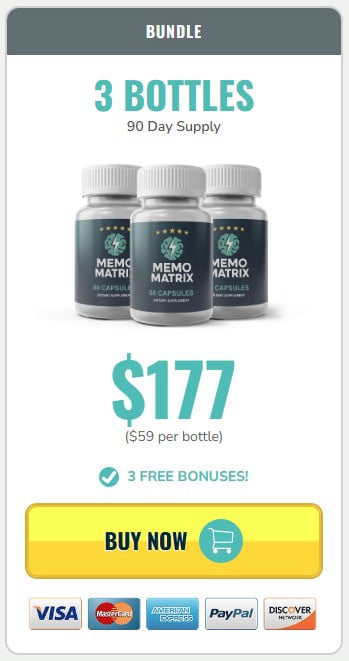 Memomatrix Cognitive Boost offer price