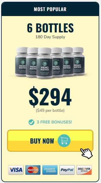 Memomatrix Cognitive Boost offer price